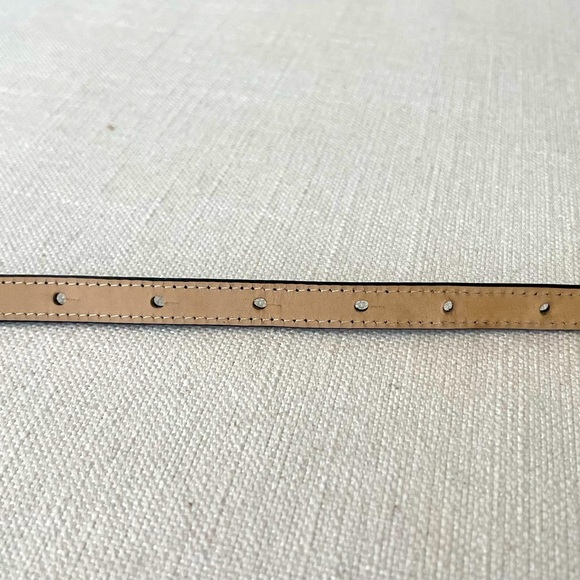 BROOKS BROTHERS - Black Leather Belt with Bow Buckle - Size Small - Picture 8 of 9